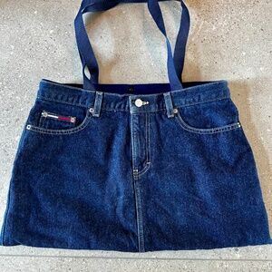 TOMMY HILFIGER DENIM JEANS TOTE HANDBAG